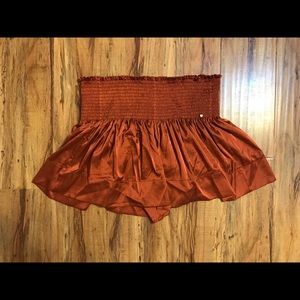 NWT Natural Life Daisy Skort Size L/XL Copper